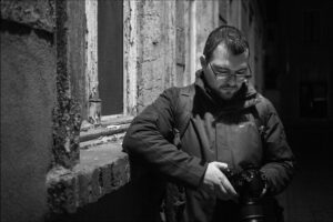 Mathias beim nächtlichen Foto-Stadtrundgang