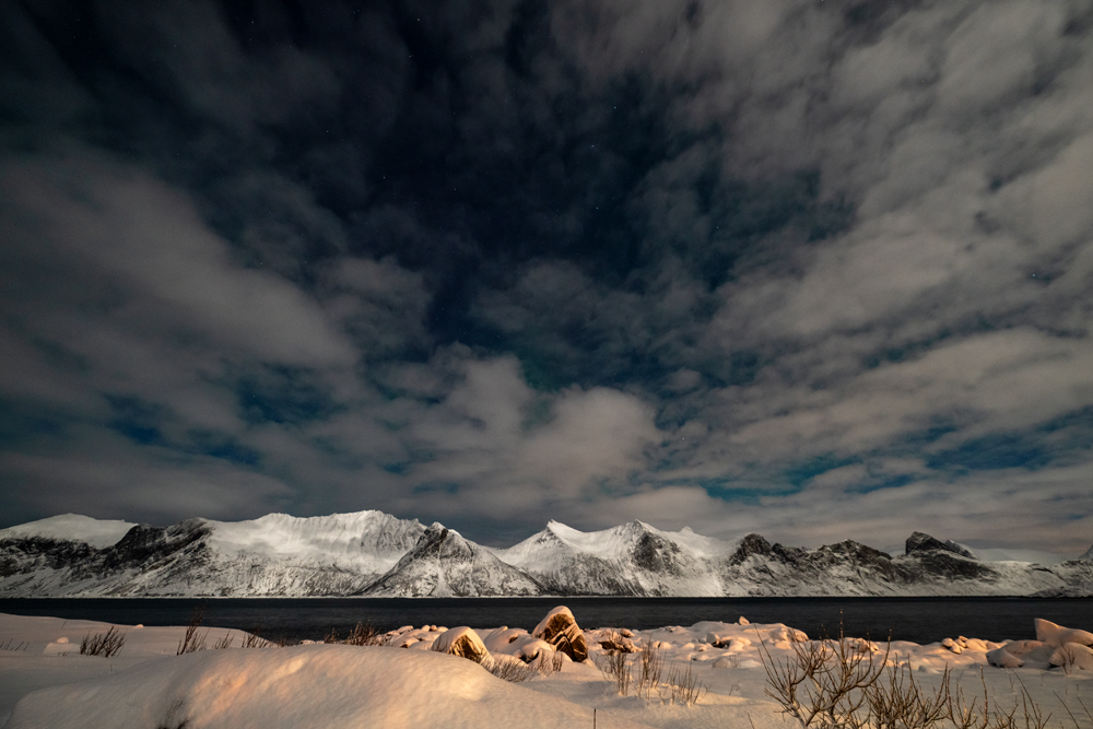 Nachthimmel in Mefjordvaer - Foto: Jana Groß